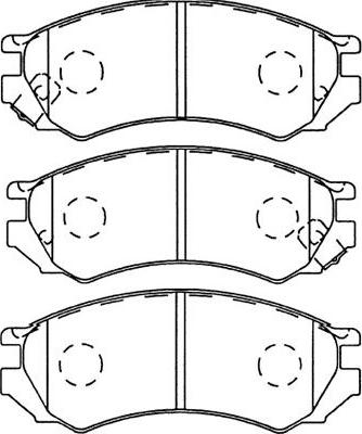 Kavo Parts BP-6564 - Jarrupala, levyjarru inparts.fi