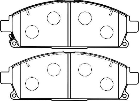 Kavo Parts BP-6568 - Jarrupala, levyjarru inparts.fi