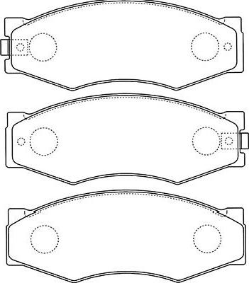 Kavo Parts BP-6506 - Jarrupala, levyjarru inparts.fi