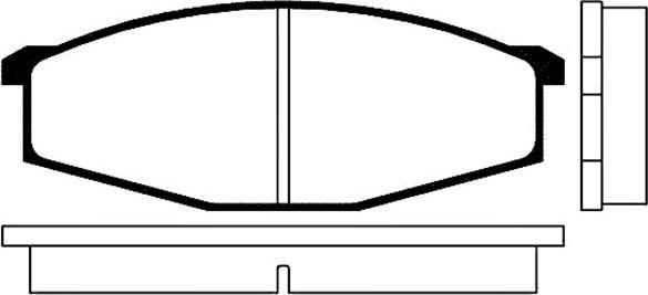 Kavo Parts BP-6502 - Jarrupala, levyjarru inparts.fi