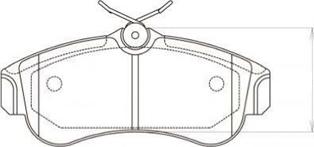 Kavo Parts BP-6515 - Jarrupala, levyjarru inparts.fi