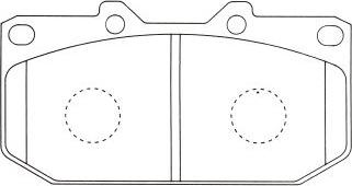 Kavo Parts KBP-6607 - Jarrupala, levyjarru inparts.fi