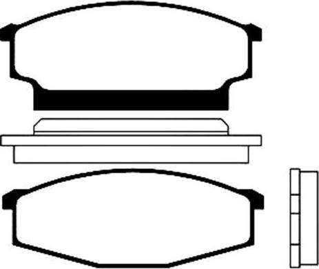 Kavo Parts BP-6512 - Jarrupala, levyjarru inparts.fi