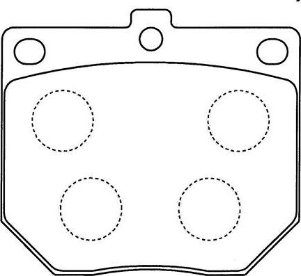 Kavo Parts BP-6585 - Jarrupala, levyjarru inparts.fi