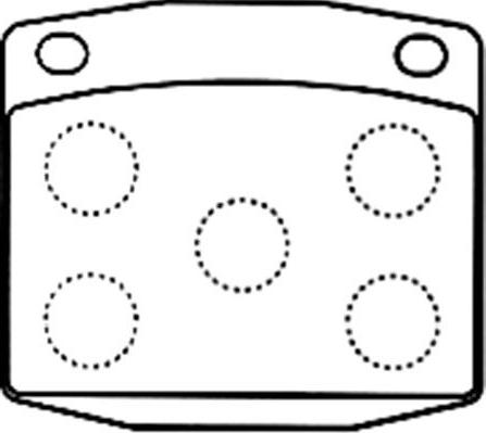 Kavo Parts BP-6586 - Jarrupala, levyjarru inparts.fi