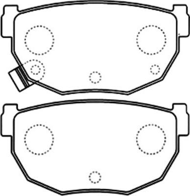 Kavo Parts BP-6588 - Jarrupala, levyjarru inparts.fi