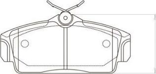 Kavo Parts BP-6535 - Jarrupala, levyjarru inparts.fi