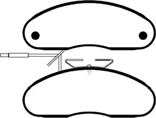 Kavo Parts BP-6530 - Jarrupala, levyjarru inparts.fi