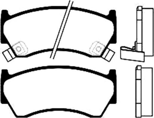 Kavo Parts BP-6533 - Jarrupala, levyjarru inparts.fi