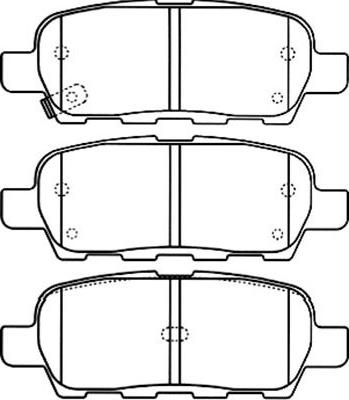 Kavo Parts BP-6571 - Jarrupala, levyjarru inparts.fi