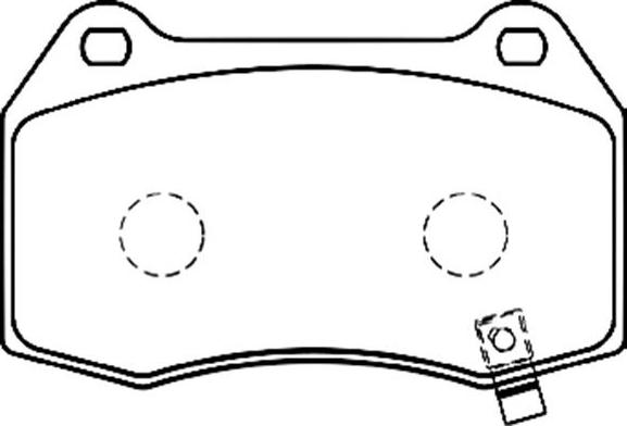 Kavo Parts BP-6573 - Jarrupala, levyjarru inparts.fi