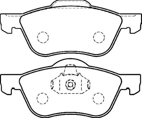 Kavo Parts BP-6572 - Jarrupala, levyjarru inparts.fi