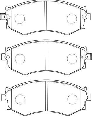 Kavo Parts BP-6604 - Jarrupala, levyjarru inparts.fi