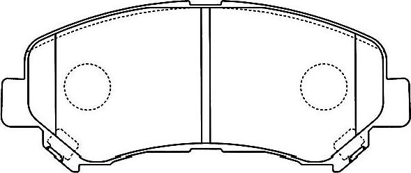 Kavo Parts BP-6600 - Jarrupala, levyjarru inparts.fi