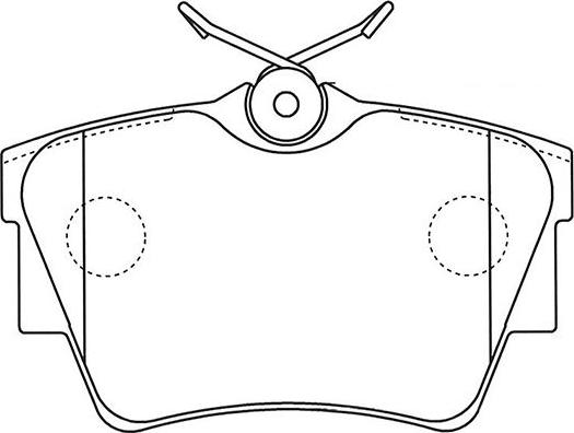 Kavo Parts BP-6608 - Jarrupala, levyjarru inparts.fi