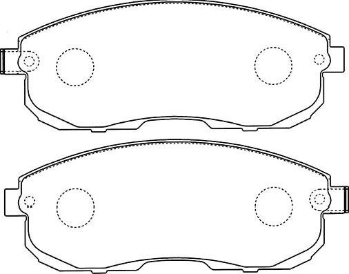 Kavo Parts BP-6602 - Jarrupala, levyjarru inparts.fi