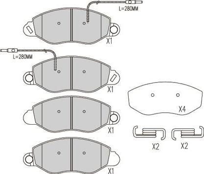 Kavo Parts BP-6614 - Jarrupala, levyjarru inparts.fi