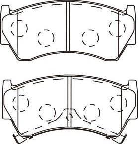 Kavo Parts BP-6618 - Jarrupala, levyjarru inparts.fi