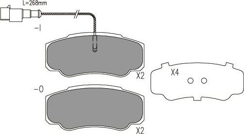 Kavo Parts BP-6613 - Jarrupala, levyjarru inparts.fi