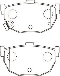 Kavo Parts BP-6617 - Jarrupala, levyjarru inparts.fi