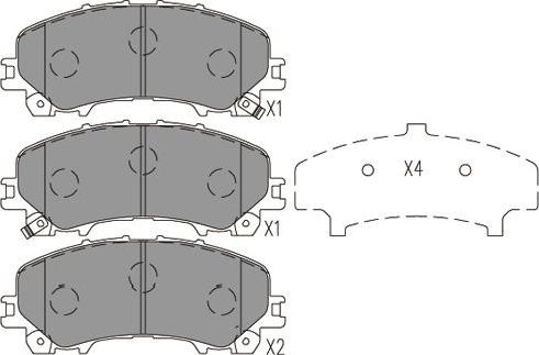 Kavo Parts BP-6636 - Jarrupala, levyjarru inparts.fi