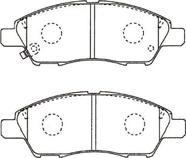 Kavo Parts BP-6626 - Jarrupala, levyjarru inparts.fi