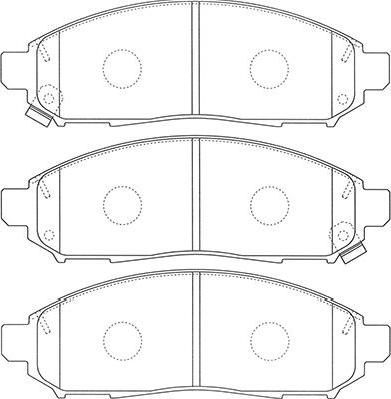 Kavo Parts BP-6620 - Jarrupala, levyjarru inparts.fi