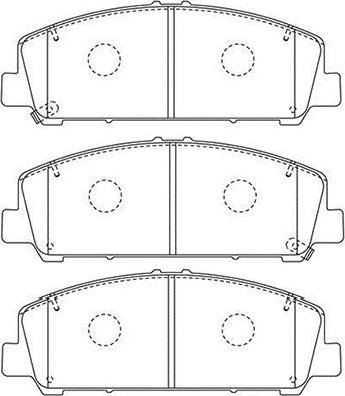 Kavo Parts BP-6621 - Jarrupala, levyjarru inparts.fi