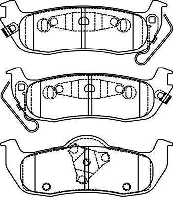 Kavo Parts BP-6623 - Jarrupala, levyjarru inparts.fi