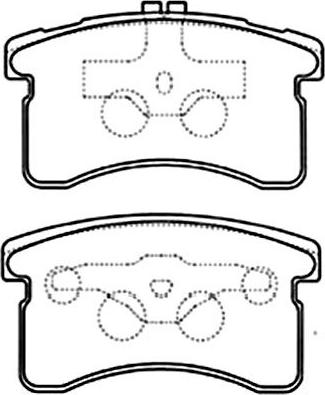 Kavo Parts BP-1516 - Jarrupala, levyjarru inparts.fi