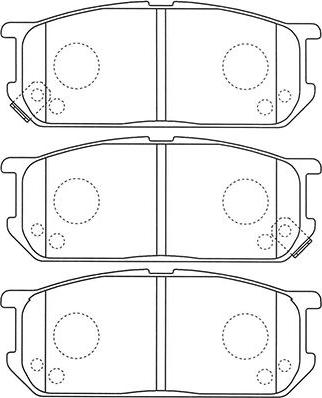 Kavo Parts BP-1520 - Jarrupala, levyjarru inparts.fi