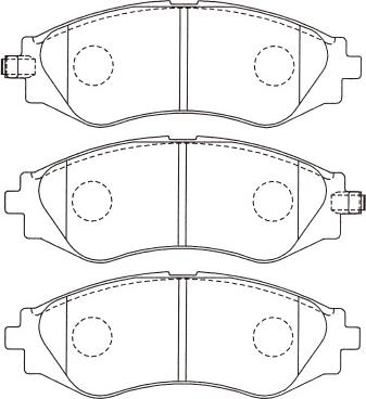 Kavo Parts BP-1003 - Jarrupala, levyjarru inparts.fi