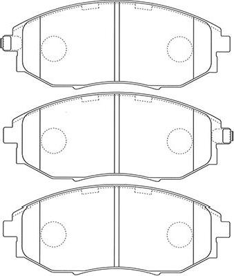 Kavo Parts BP-1014 - Jarrupala, levyjarru inparts.fi