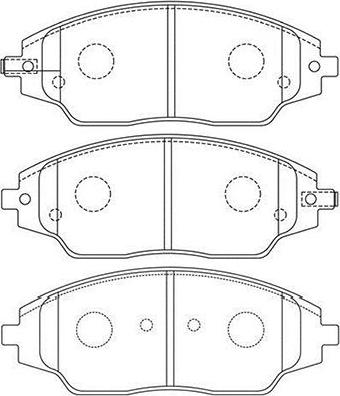 Kavo Parts BP-1018 - Jarrupala, levyjarru inparts.fi