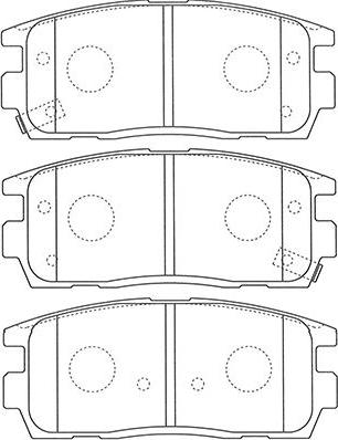 Kavo Parts BP-1013 - Jarrupala, levyjarru inparts.fi