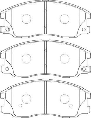 Kavo Parts BP-1012 - Jarrupala, levyjarru inparts.fi