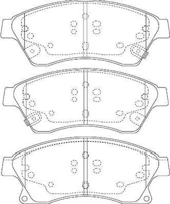 Kavo Parts BP-1017 - Jarrupala, levyjarru inparts.fi