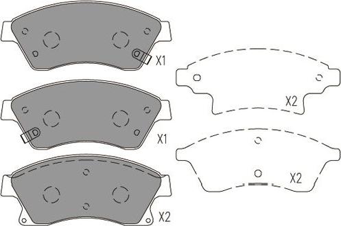 Kavo Parts BP-1023 - Jarrupala, levyjarru inparts.fi