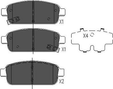 Kavo Parts BP-1022 - Jarrupala, levyjarru inparts.fi