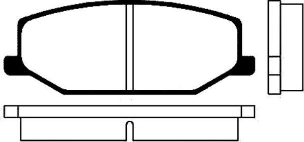 Kavo Parts BP-8501 - Jarrupala, levyjarru inparts.fi