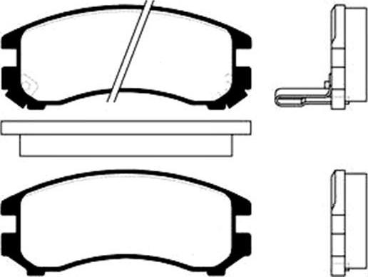 Kavo Parts BP-8503 - Jarrupala, levyjarru inparts.fi