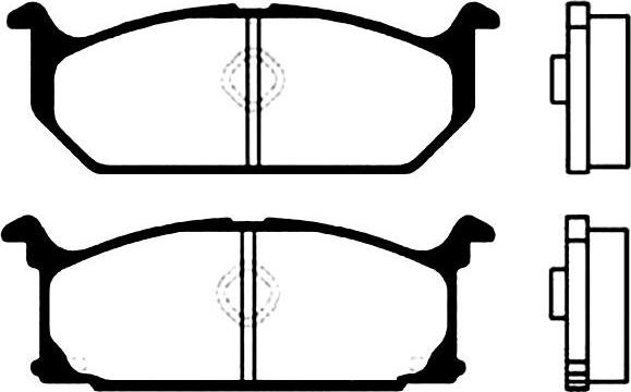 Kavo Parts BP-8502 - Jarrupala, levyjarru inparts.fi