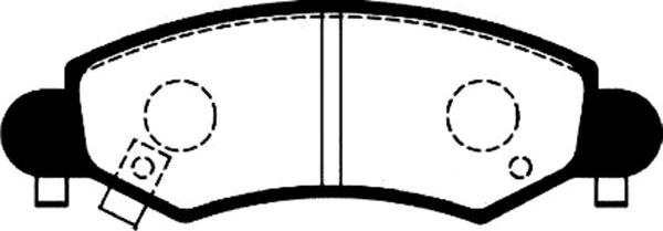 Kavo Parts BP-8517 - Jarrupala, levyjarru inparts.fi