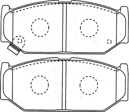 Kavo Parts BP-8531 - Jarrupala, levyjarru inparts.fi