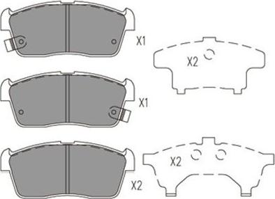 Kavo Parts BP-8533 - Jarrupala, levyjarru inparts.fi