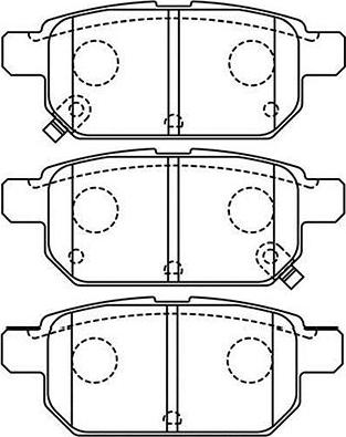 Kavo Parts BP-8532 - Jarrupala, levyjarru inparts.fi