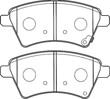 Kavo Parts BP-8529 - Jarrupala, levyjarru inparts.fi