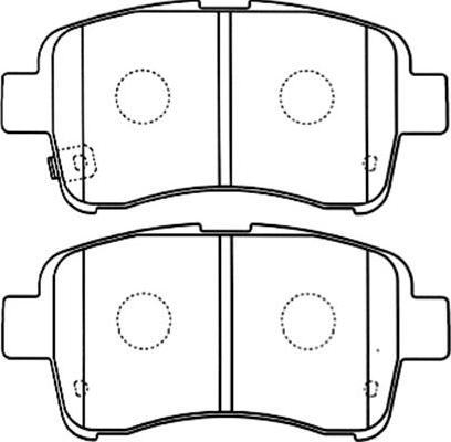 Kavo Parts BP-8525 - Jarrupala, levyjarru inparts.fi