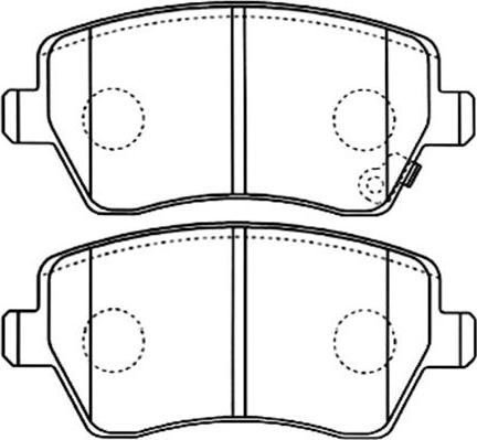 Kavo Parts BP-8526 - Jarrupala, levyjarru inparts.fi