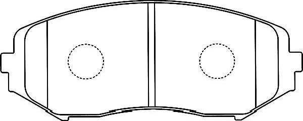 Kavo Parts BP-8528 - Jarrupala, levyjarru inparts.fi